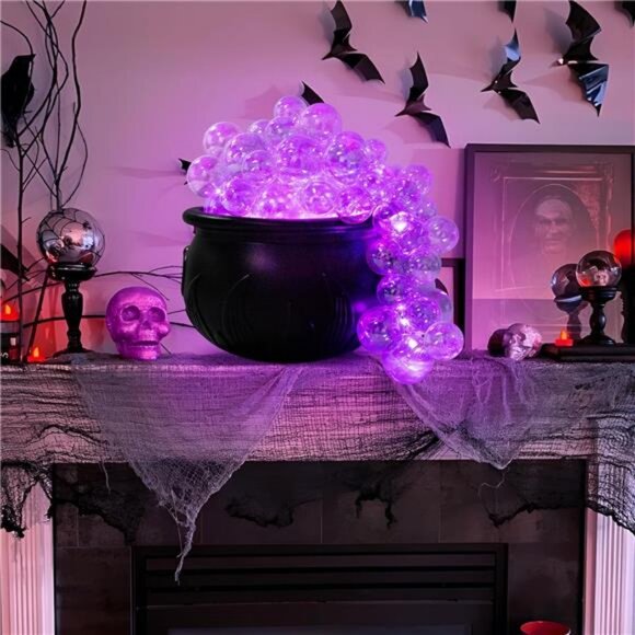 Halloween Decorations Indoor - DIY Bubbling Cauldron Set - Picture 6 of 7